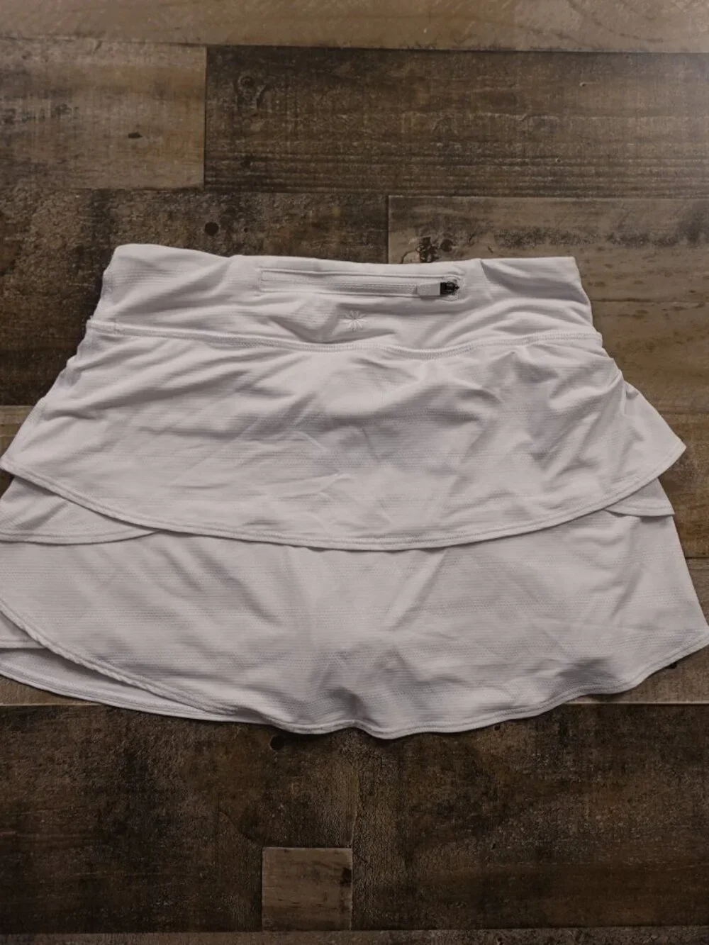Athleta Girl Swing Skort Tennis Golf Skirt White Athletic Youth M‎ 8-10